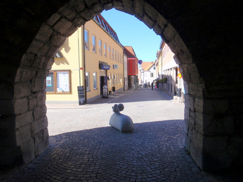A view through the Östlig Gate.